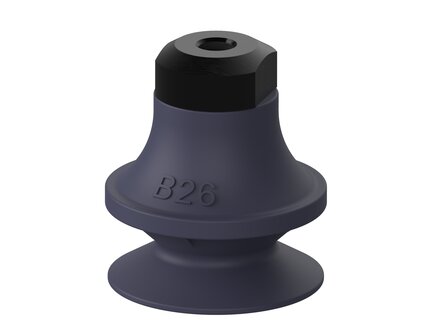 Przyssawka mieszkowa B26, Nitryl HNBR 50°, M5 wew., bez filtra (S.B26HN50.MM5F.00) (9943709) - Piab