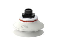 Przyssawka mieszkowa B65, Silikon SIL 50°, FDA, G3/8" zew., bez filtra (S.B65SF50.G38M.00) (9945191) - Piab