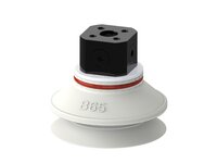 Przyssawka mieszkowa B65, Silikon SIL 50°, FDA, G 5x1/8" wew., bez filtra (S.B65SF50.G518F.00) (9945195) - Piab