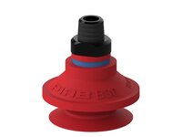 Przyssawka mieszkowa B30, Silikon SIL 50°, NPT 1/8" zew., zawór ster., podw.. przepł., filtr siatkowy (S.B30S50.NT18M.54) (9907793) - Piab