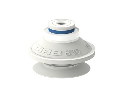 Przyssawka mieszkowa B30, Silikon SIL 50°, FDA, bez filtra (S.B30SF50.XXX.00) (0200406) - Piab