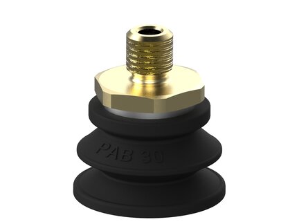Przyssawka mieszkowa PAB30, Nirtyl-PCV 60°, M10 zew., bez filtra (S.PAB30NP60.MM10M.00) (9956088) - Piab