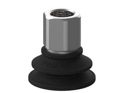 Przyssawka mieszkowa PAB40, Nirtyl-PCV 60°, G3/8", długi wew., bez filtra (S.PAB40NP60.G38FL.00) (9956262) - Piab