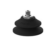 Przyssawka mieszkowa PAB60, Nirtyl-PCV 60°, G1/8" zew., bez filtra (S.PAB60NP60.G18M.00) (9956109) - Piab