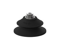 Przyssawka mieszkowa PAB80, Nirtyl-PCV 60°, G3/8" zew. + NPSF 1/8" wew., filtr siatkowy (S.PAB80NP60.G38MNS18F.01) (9956267) - Piab