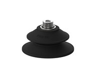 Przyssawka mieszkowa PAB80, Nirtyl-PCV 60°, G3/8" zew. + NPSF 1/8" wew., filtr siatkowy (S.PAB80NP60.G38MNS18F.01) (9956267) - Piab