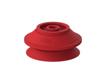 Przyssawka mieszkowa B90, Silikon SIL 50°, bez filtra (S.B90S50.XXX.00) (0212608) - Piab