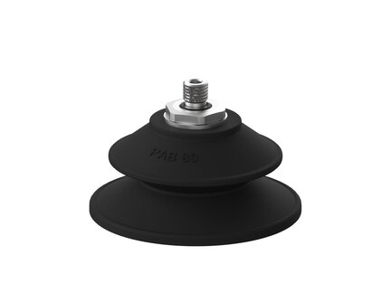 Przyssawka mieszkowa PAB80, Nirtyl-PCV 60°, G1/8" zew., filtr siatkowy (S.PAB80NP60.G18M.01) (9956266) - Piab