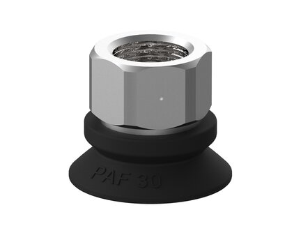 Przyssawka płaska PAF30, Nirtyl-PCV 60°, G3/8", wew., bez filtra (S.PAF30NP60.G38F.00) (9956206) - Piab