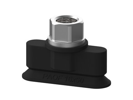 Przyssawka płaska owalna PAOF, 16X50 mm, Nirtyl-PCV 60°, G1/4", wew., bez filtra (S.PAOF16X50NP60.G14F.00) (9960696) - Piab