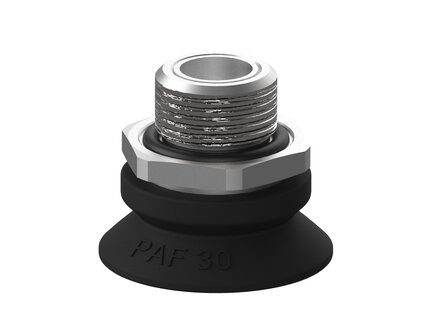 Przyssawka płaska PAF30, Nirtyl-PCV 60°, G3/8" zew., filtr siatkowy (S.PAF30NP60.G38M.01) (9955933) - Piab