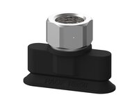 Przyssawka płaska owalna PAOF, 16X50 mm, Nirtyl-PCV 60°, G3/8", wew., bez filtra (S.PAOF16X50NP60.G38F.00) (9958400) - Piab