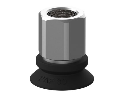 Przyssawka płaska PAF30, Nirtyl-PCV 60°, G3/8", długi wew., bez filtra (S.PAF30NP60.G38FL.00) (9956116) - Piab