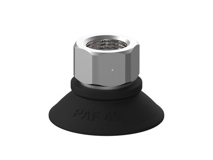 Przyssawka płaska PAF40, Nirtyl-PCV 60°, G3/8", wew., bez filtra (S.PAF40NP60.G38F.00) (9956205) - Piab