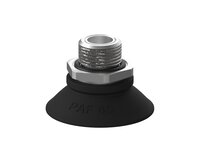 Przyssawka płaska PAF40, Nirtyl-PCV 60°, G3/8" zew., filtr siatkowy (S.PAF40NP60.G38M.01) (9956052) - Piab