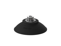 Przyssawka płaska PAF80, Nirtyl-PCV 60°, G3/8" zew. + NPSF 1/8" wew., filtr siatkowy (S.PAF80NP60.G38MNS18F.01) (9956269) - Piab