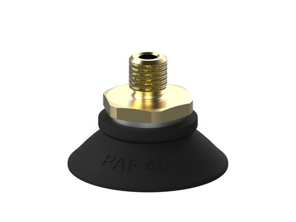 Przyssawka płaska PAF40, Nirtyl-PCV 60°, M10 zew., bez filtra (S.PAF40NP60.MM10M.00) (9956275) - Piab