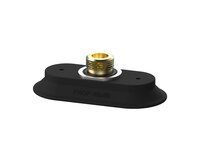 Przyssawka płaska owalna PAOF, 40X80 mm, Nirtyl-PCV 60°, G3/8" zew.S, filtr siatkowy (S.PAOF40X80NP60.G38MS.01) (9961270) - Piab