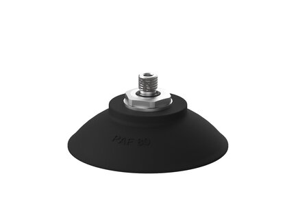 Przyssawka płaska PAF80, Nirtyl-PCV 60°, G1/8" zew., filtr siatkowy (S.PAF80NP60.G18M.01) (9956284) - Piab