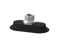 Przyssawka płaska owalna PAOF, 40X80 mm, Nirtyl-PCV 60°, G1/4", wew., bez filtra (S.PAOF40X80NP60.G14F.00) (9961271) - Piab