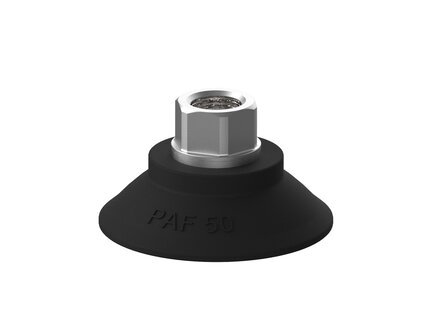 Przyssawka płaska PAF50, Nirtyl-PCV 60°, G1/4", wew., bez filtra (S.PAF50NP60.G14F.00) (9955931) - Piab
