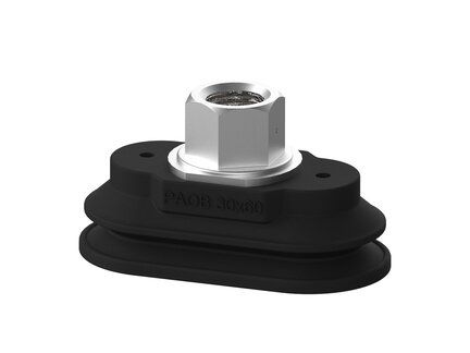 Przyssawka owalna mieszkowa PAOB30X60 mm, Nirtyl-PCV 60°, G1/4", wew., bez filtra (S.PAOB30X60NP60.G14F.00) (9958404) - Piab