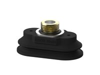Przyssawka owalna mieszkowa PAOB30X60 mm, Nirtyl-PCV 60°, G3/8" zew.S, filtr siatkowy (S.PAOB30X60NP60.G38MS.01) (9960556) - Piab
