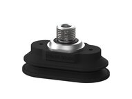 Przyssawka owalna mieszkowa PAOB30X60 mm, Nirtyl-PCV 60°, G1/4" zew. obrotowy, bez filtra (S.PAOB30X60NP60.G14MS.00) (9961196) - Piab