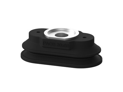 Przyssawka owalna mieszkowa PAOB30X60 mm, Nirtyl-PCV 60°, bez filtra (S.PAOB30X60NP60.XXX.00) (9966826) - Piab