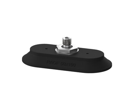 Przyssawka płaska owalna PAOF, 50X100 mm, Nirtyl-PCV 60°, G1/8" zew., bez filtra (S.PAOF50X100NP60.G18M.00) (9976879) - Piab