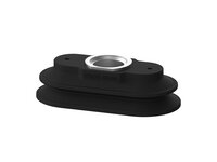 Przyssawka owalna mieszkowa PAOB40X80 mm, Nirtyl-PCV 60°, bez filtra (S.PAOB40X80NP60.XXX.00) (9964945) - Piab