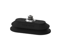 Przyssawka owalna mieszkowa PAOB55X110 mm, Nirtyl-PCV 60°, G1/4" zew. obrotowy, filtr siatkowy (S.PAOB55X110NP60.G14MS.01) (9960796) - Piab