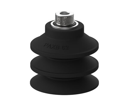 Przyssawka wielomieszkowa PAXB62, Nirtyl-PCV 60°, G3/8" zew. + NPSF 1/8" wew., filtr siatkowy (S.PAXB62NP60.G38MNS18F.01) (9960560) - Piab