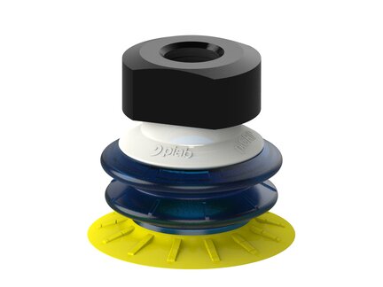 Przyssawka wielomieszkowa MX42, PU30°/60°, NPT 1/4" wew., filtr siatkowy (S.MX42P3060.NT14F.01) (9962857) - Piab