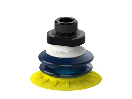 Przyssawka wielomieszkowa MX50, PU30°/60°, G3/8" zew., piSAVE sense 03/60, przepływ 0,37 Nl/s (S.MX50P3060.G38M.13) (9957504) - Piab