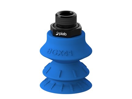 Przyssawka wielomieszkowa BGX41, Silikon SIL 50°, FDA, G3/8" zew., bez filtra (S.BGX41SF50.G38M.00) (9966250) - Piab