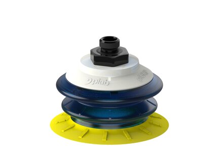 Przyssawka wielomieszkowa MX57, PU30°/60°, G1/8" zew., dysk filtr. (S.MX57P3060.G18M.02) (9974601) - Piab