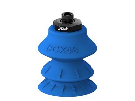 Przyssawka wielomieszkowa BGX48, Silikon SIL 50°, FDA, G1/8" zew., bez filtra (S.BGX48SF50.G18M.00) (9966454) - Piab