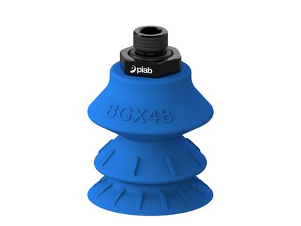 Przyssawka wielomieszkowa BGX48, Silikon SIL 50°, FDA, G1/4" zew., bez filtra (S.BGX48SF50.G14M.00) (9965219) - Piab