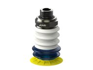 Przyssawka wielomieszkowa MX42, PU30°/60°, 3 mieszki, owany pierścień mocujący G3/8 męski, bez moc., (S.MX42P3060.B3.GC38M.00) (9970525) - Piab