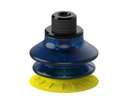 Przyssawka wielomieszkowa MX25, PU30°/60°, G1/8" zew.+M5 wew., zawór dł. dwukierunkowy (S.MX25P3060.G18MMM5F.52) (9970333) - Piab