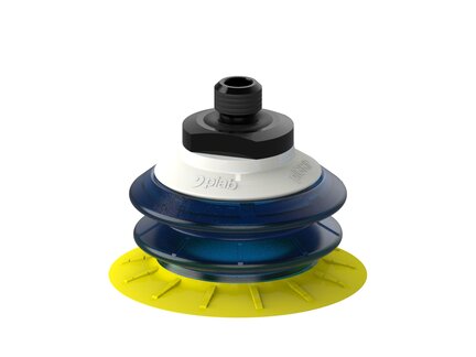 Przyssawka wielomieszkowa MX65, PU30°/60°, M12 zew., bez filtra (S.MX65P3060.MM12M.00) (9958191) - Piab
