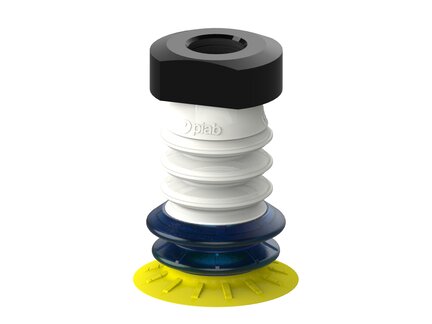 Przyssawka wielomieszkowa MX35, PU30°/60°, 3 mieszki, G1/4" żeński, bez moc., (S.MX35P3060.B3.G14F.00) (9976174) - Piab
