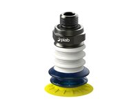 Przyssawka wielomieszkowa MX35, PU30°/60°, 3 mieszki, owany pierścień mocujący G1/4" męski, filtr siatkowy, (S.MX35P3060.B3.GC14M.01) (9975106) - Piab