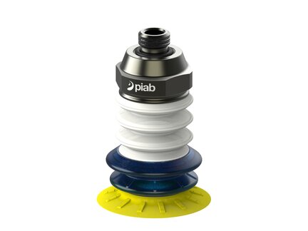 Przyssawka wielomieszkowa MX35, PU30°/60°, 3 mieszki, owalny pierścień mocujący G1/8" męski, piSAVE 03/60, przepływ 0,38-0,10 Nl/s, dysk filtr., (S.MX35P3060.B3.GC18M.16) (9970136) - Piab