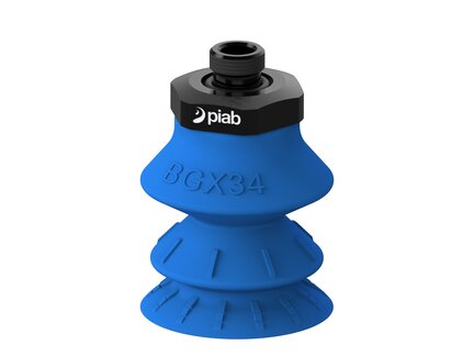 Przyssawka wielomieszkowa BGX34, Silikon SIL 50°, FDA, G1/8" zew., bez filtra (S.BGX34SF50.G18M.00) (9966887) - Piab