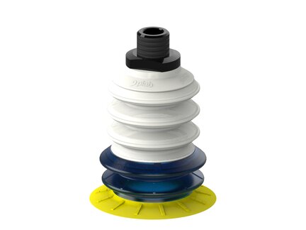 Przyssawka wielomieszkowa MX65, PU30°/60°, 3 mieszki, NPT G3/8" męski, bez moc., (S.MX65P3060.B3.NT38M.00) (9972222) - Piab