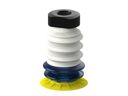 Przyssawka wielomieszkowa MX42, PU30°/60°, 3 mieszki, G1/4" żeński, bez moc., (S.MX42P3060.B3.G14F.00) (9976088) - Piab