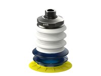 Przyssawka wielomieszkowa MX65, PU30°/60°, 3 mieszki, owany pierścień mocujący G3/8 męski, piSAVE 05/60, przepływ 0,73-0,27 Nl/s, dysk filtr., (S.MX65P3060.B3.GC38M.18) (9969956) - Piab