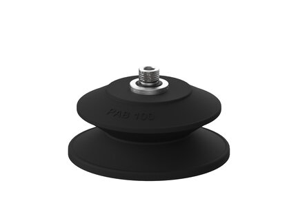 Przyssawka mieszkowa PAB100, Nirtyl-PCV 60°, G1/4" zew., filtr siatkowy (S.PAB100NP60.G14M.01) (9972129) - Piab